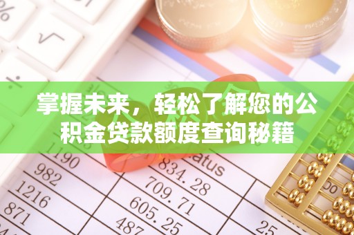 公主岭掌握未来，轻松了解您的公积金贷款额度查询秘籍