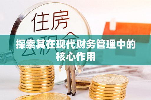 公主岭探索其在现代财务管理中的核心作用