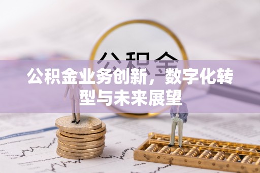 公主岭公积金业务创新，数字化转型与未来展望